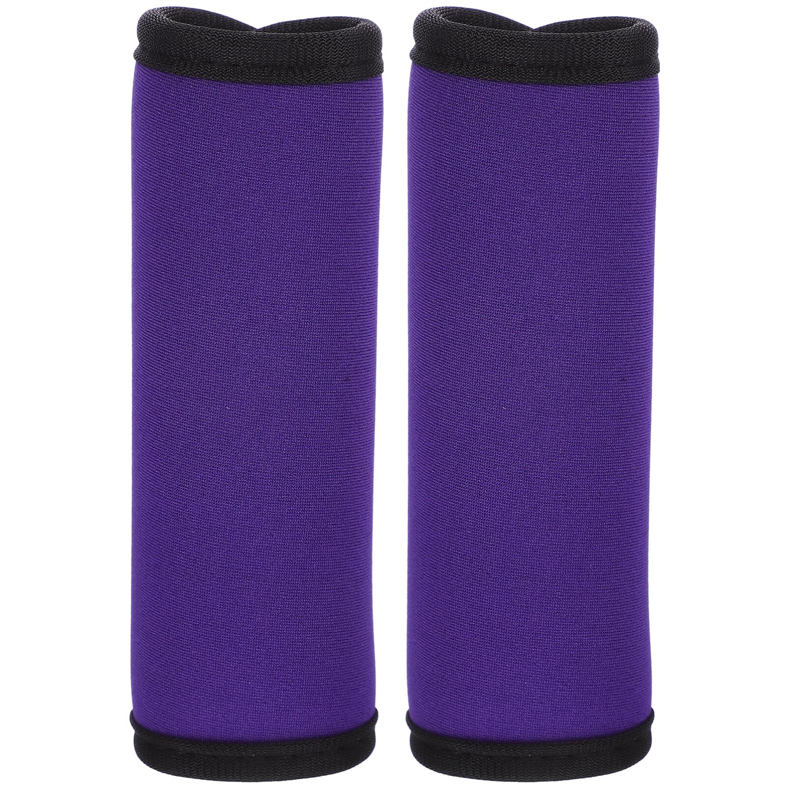 SUPVOX Portable Anti-Slip Barbell Pad 2Pcs Grip Covers for Deadlift and Weightlifting Comfortable Protective Pad for Powerlifting Strength Training Equipment