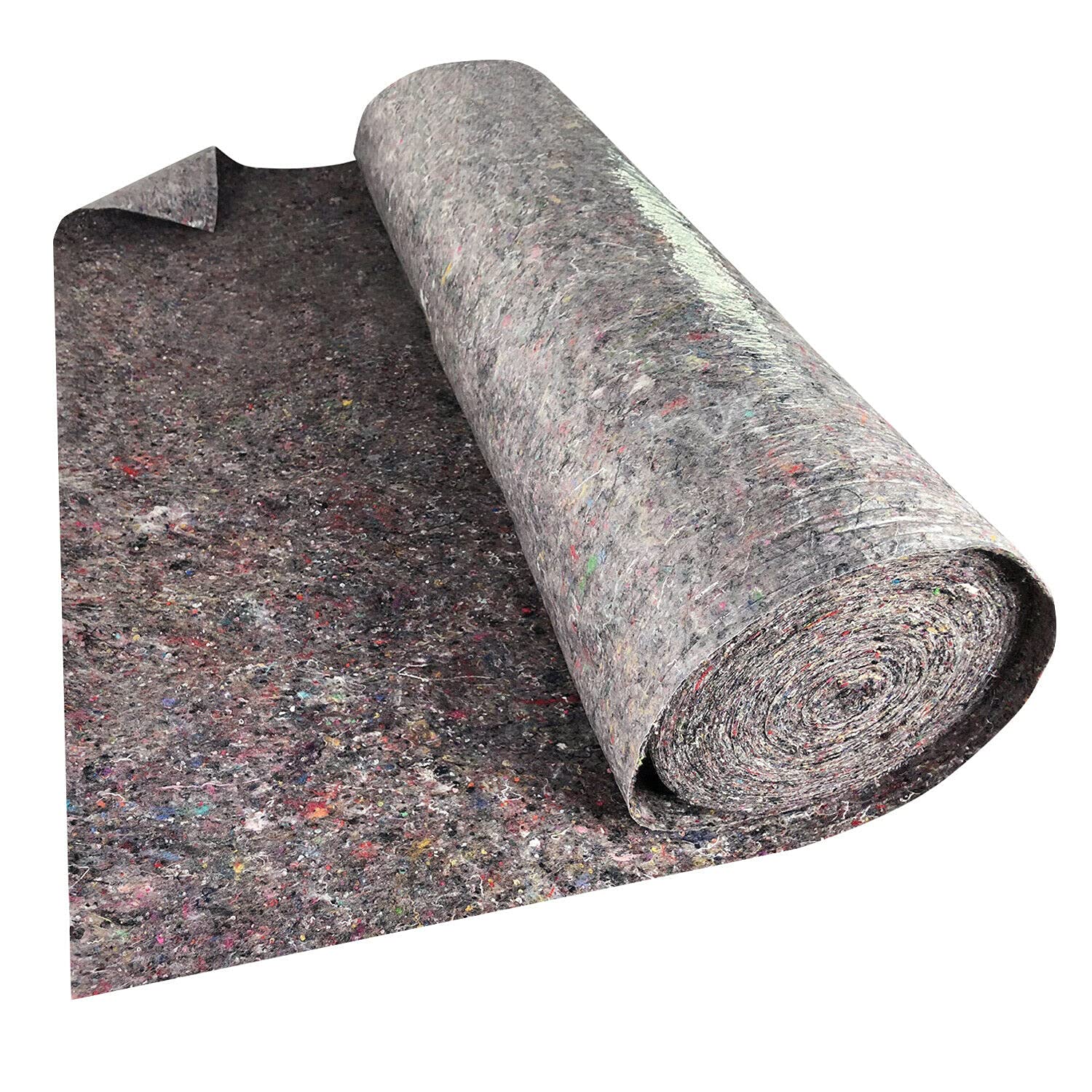 NAIZY Telo Protettivo Per Pittori 1x 50m Con Rivestimento Antiscivolo PE, Per Protezione Superfici, Peso 180 G/M², Lunghezza 25 M