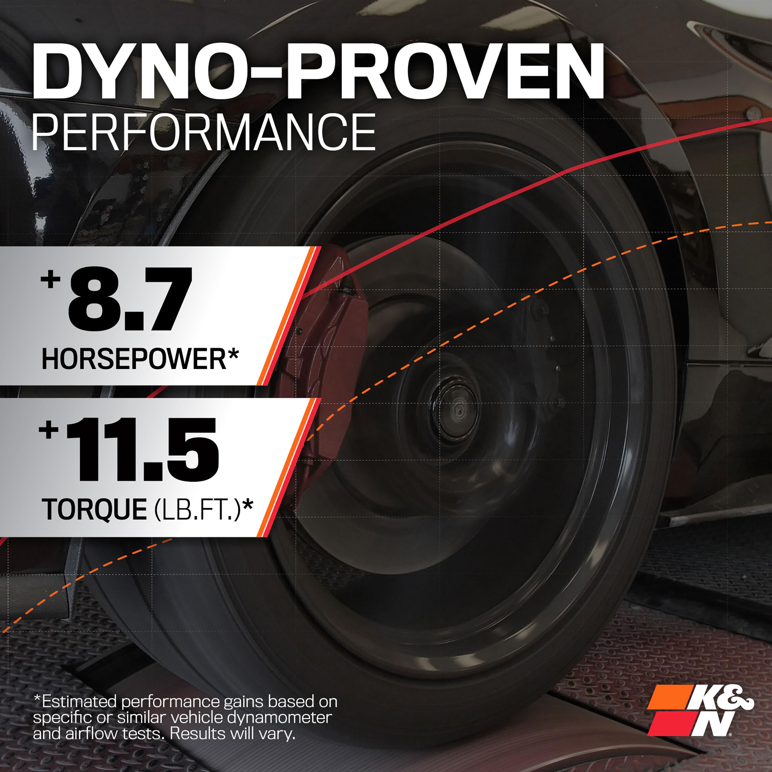 K&N Kaltluftansaug-Set Für FORD Mustang 2015-2017 - Leistungssteigerung Bis 7 PS