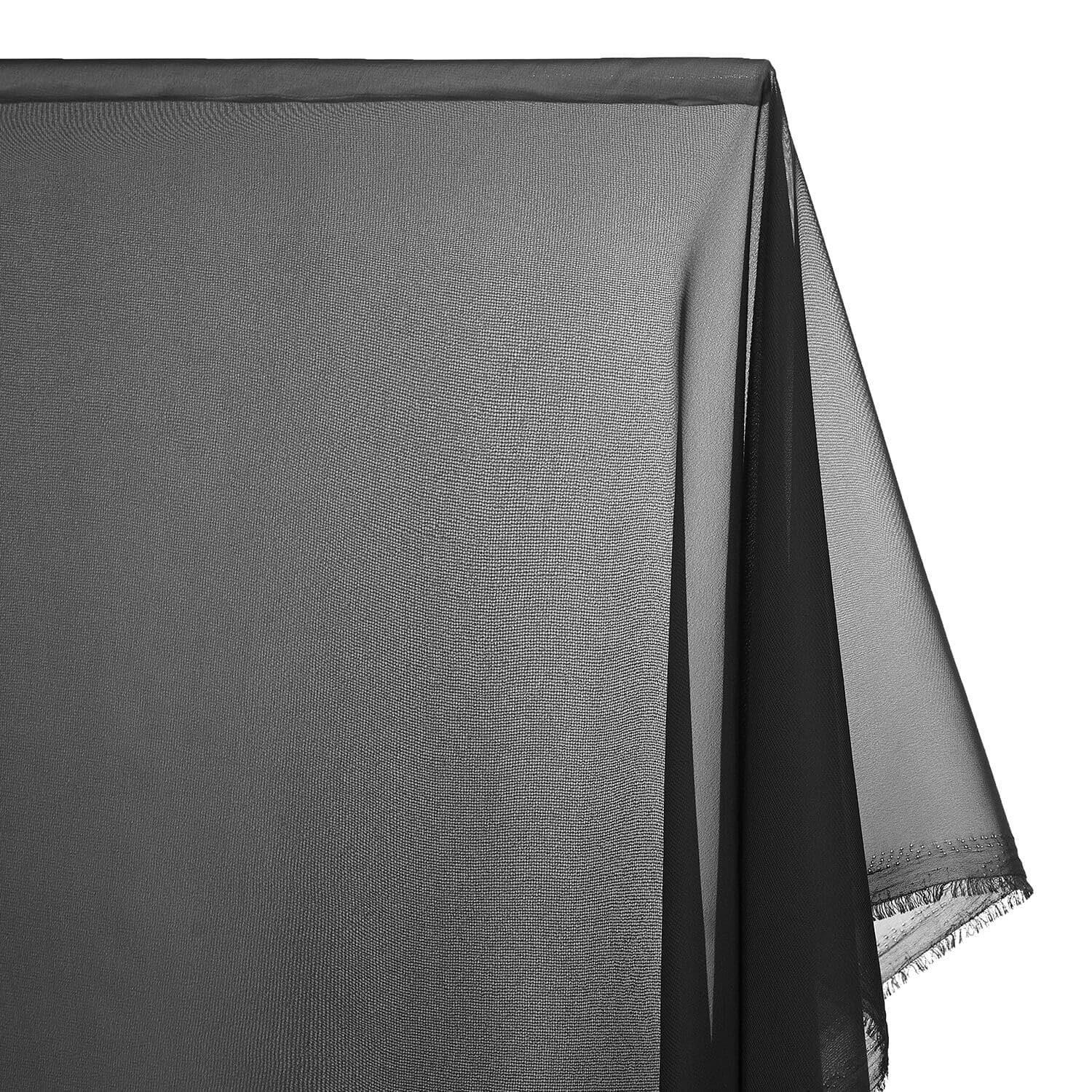 Amazon.com: Polyester Chiffon Sheer Lightweight Breathable (60 Inch) Fabric  by The Yard - for Sewing Apparel, Accessories, Décor, & More
