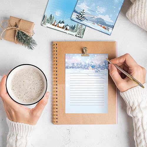 Miniatura 6 de Bloc de notas de Navidad para lista de tareas, Papá Noel, muñeco de nieve, planificador de lista de tareas, notas adhesivas, lista de comestibles,