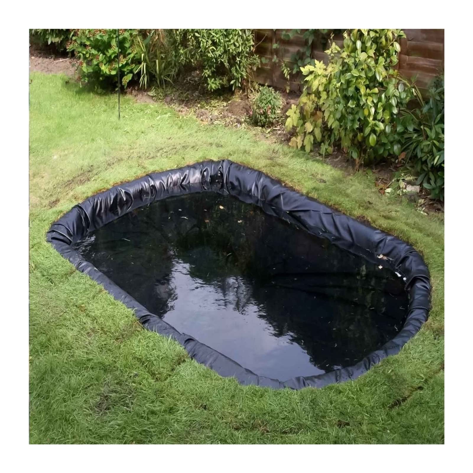 Rivestimento flessibile per stagno per giardino e stagno di pesci, membrana resistente in HDPE