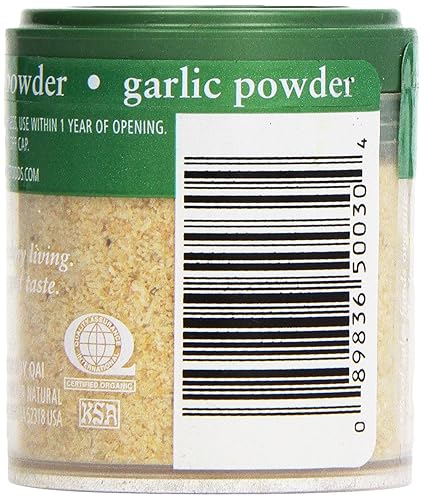 Miniatura 4 de Simply Organic Ajo en polvo, certificado orgánico  0.92 oz  Paquete de 2  Allium sativum L.