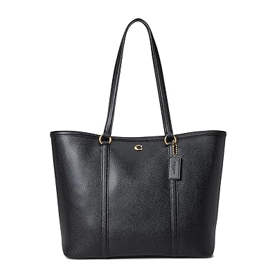 COACH Legacy Tote Tote Handbags Black, Leather/Polyester