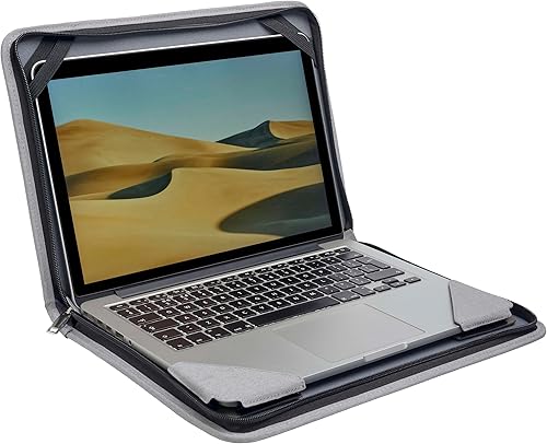 Miniatura 3 de Funda de cuero gris para laptop compatible con laptop Dell Inspiron 16 Plus 7620 de 16 pulgadas