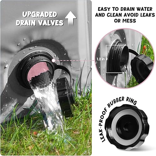 Miniatura 7 de Furrybaby Piscina para perros, piscina infantil de plástico duro, piscina de plástico con malla interior para una mejor resistencia a los arañazos,