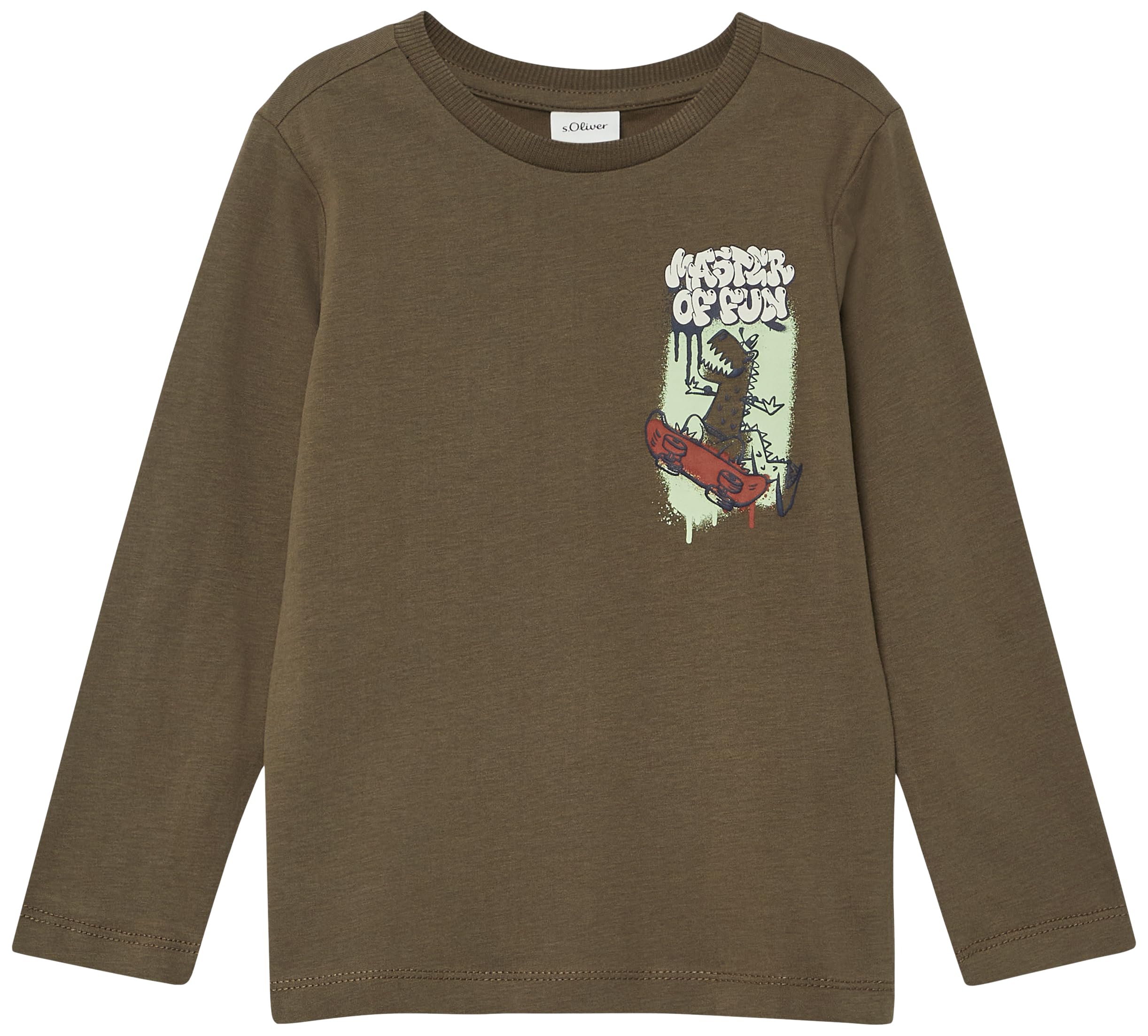 s.Oliver Junior Jungen 2170158 T-Shirt Langarm