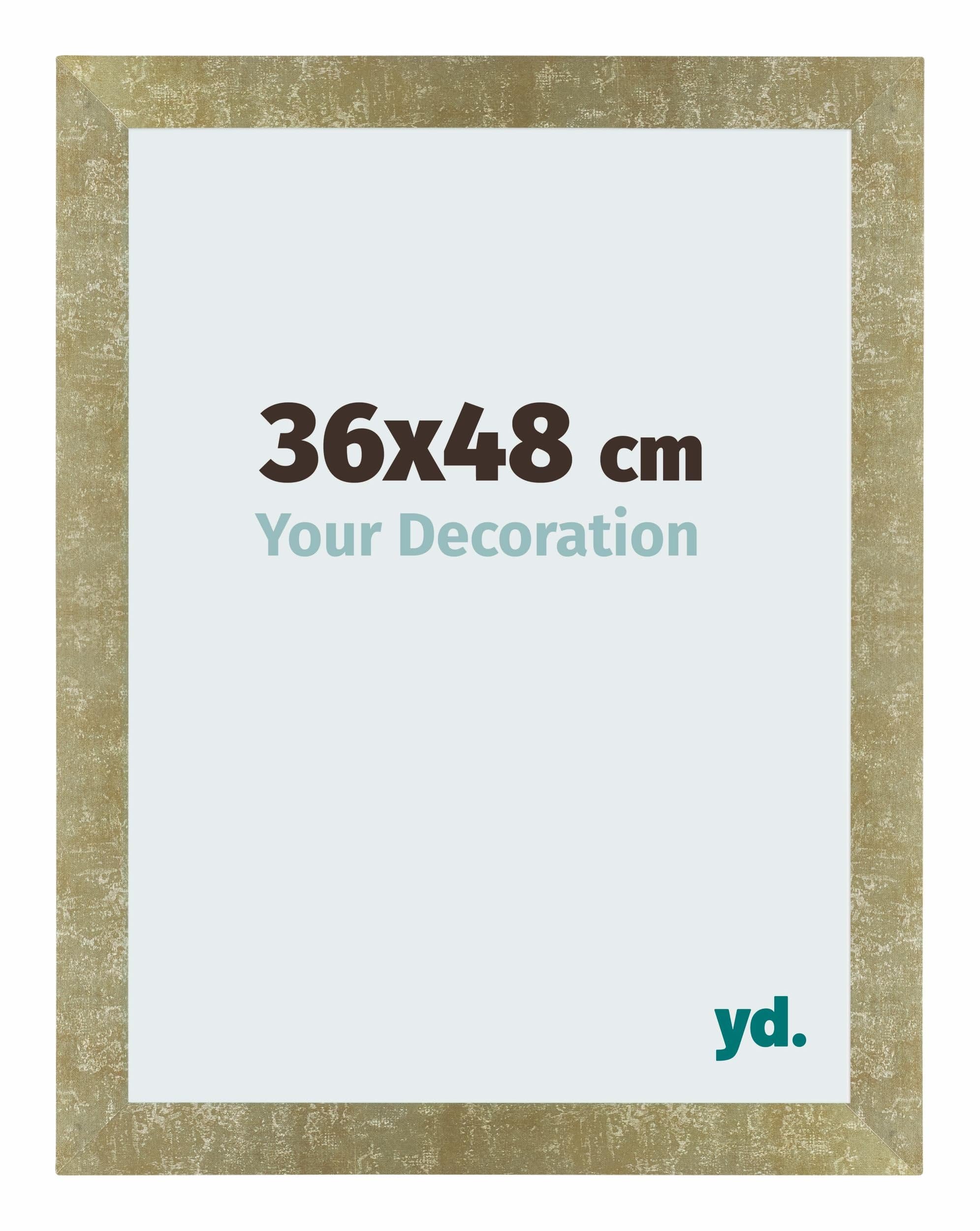 Your Decoration - Puzzle frame 36x48 - Gold Antique - Puzzle frame 500-1000 Pieces - MDF Photoframe - Mura