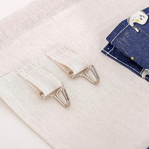 Miniatura 3 de Bolsa de almacenamiento para colgar en la pared de Navidad, impermeable, sobre la puerta, con 7 bolsillos diferentes y 2 ganchos, armario,