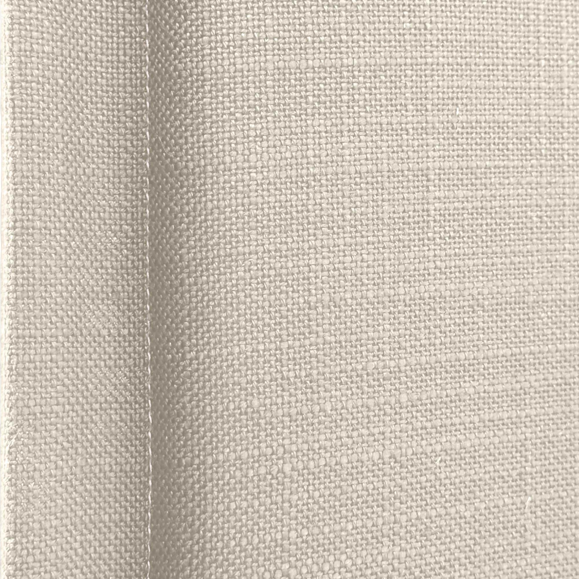 DHOME Cabecero de Lino Natural con Ribete hasta el Suelo con 8cm de Grosor Cabezal Tapizado Cama Dormitorio Moderno Top Trending (Lino Natural, 150cm (Camas 150))