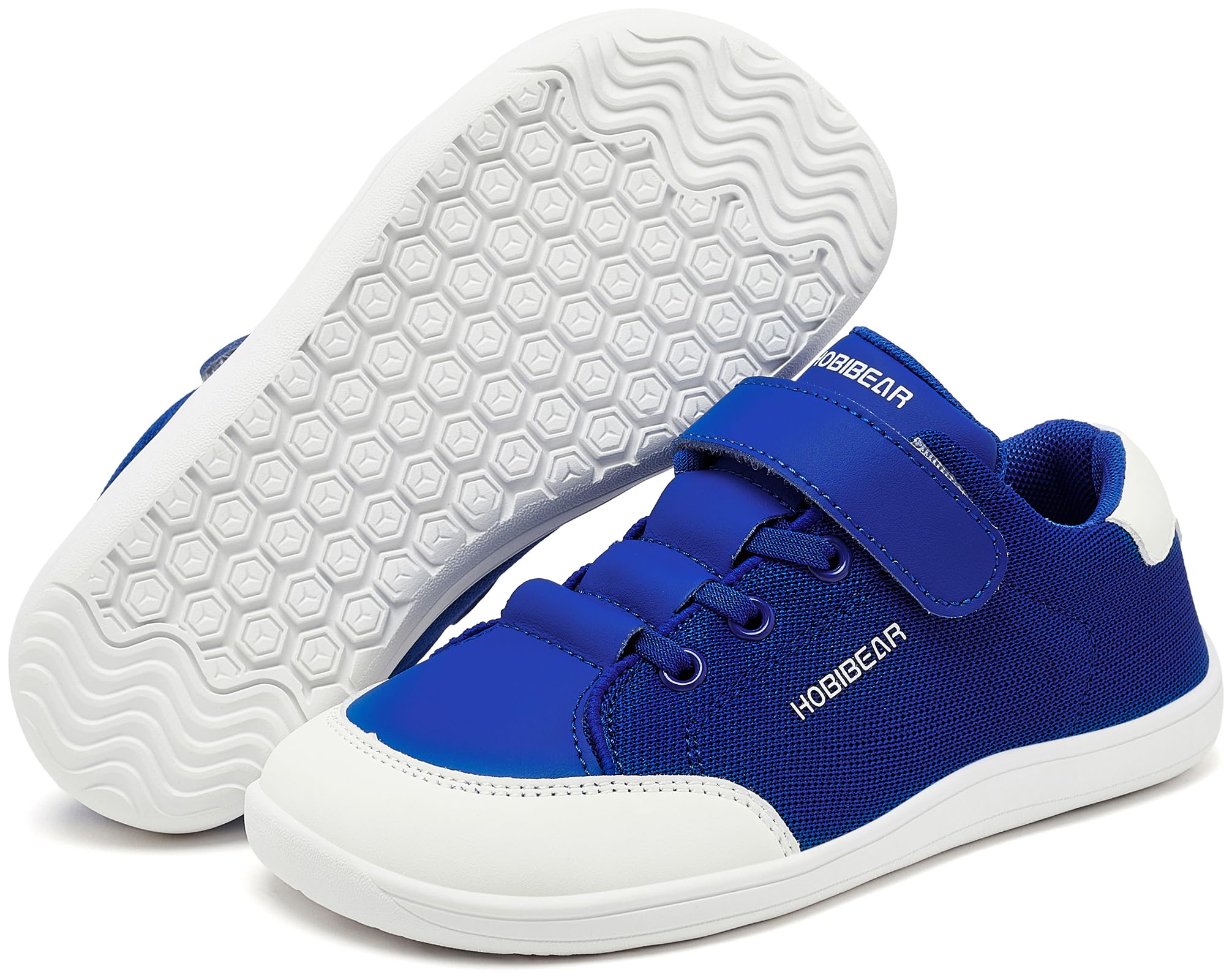 HOBIBEAR Kids Barefoot Shoes Wide Toe Box Zero Drop for Toddler Little Big Kid Boys Girls Walking Sneaker