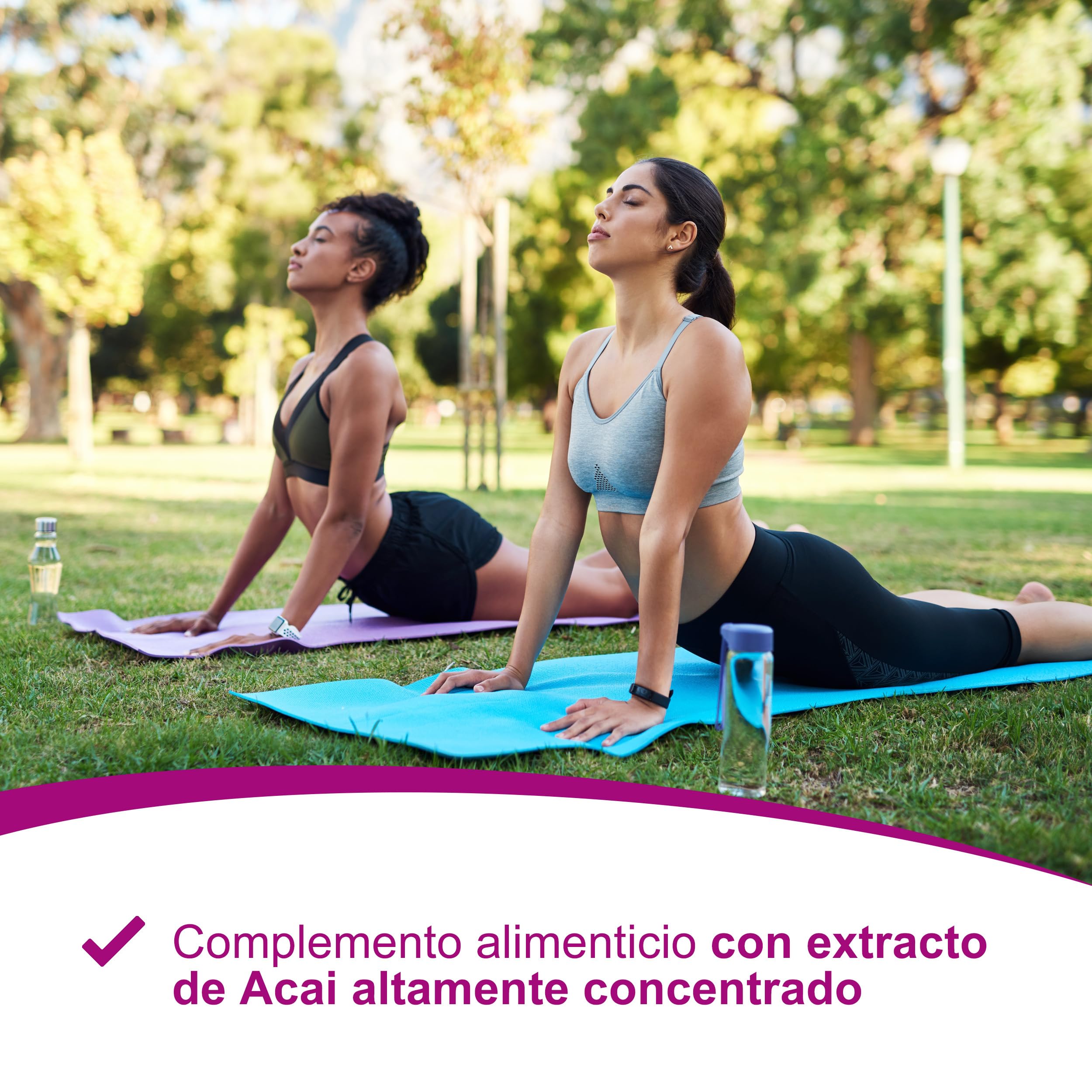 SanaExpert Acai Berry - Suplemento Alimenticio Natural con Extracto Puro de Açaí - Rico en Antioxidantes - Apto para Veganos, Sin Gluten, Sin Lactosa - 120 Cápsulas - Fabricado en Alemania
