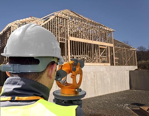 Miniatura 3 de Johnson Level  Tool 40-6912 22X Builders Sistema de nivel de tránsito naranja 1 kit