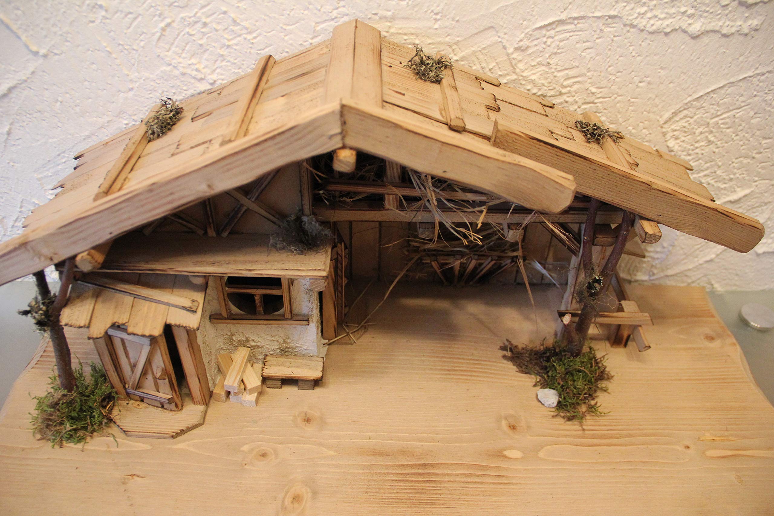 Weihnachtskrippe Krippe Krippenstall Weihnachten Weihnachtskrippen Tischkrippen Krippenfiguren (Weihnachtskrippe W23)