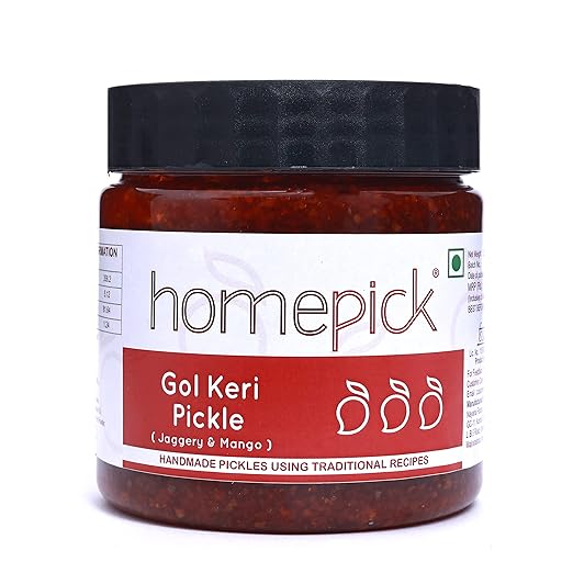 Homepick Gol Keri Pickle 350g - Sweet Mango Pickle