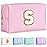 TOPEAST Christmas Gifts Stocking Stuffers for Women Teen Girls - Travel Makeup Bag, Cosmetic Bag, Birthday Travel Gifts for Women (Pink S)