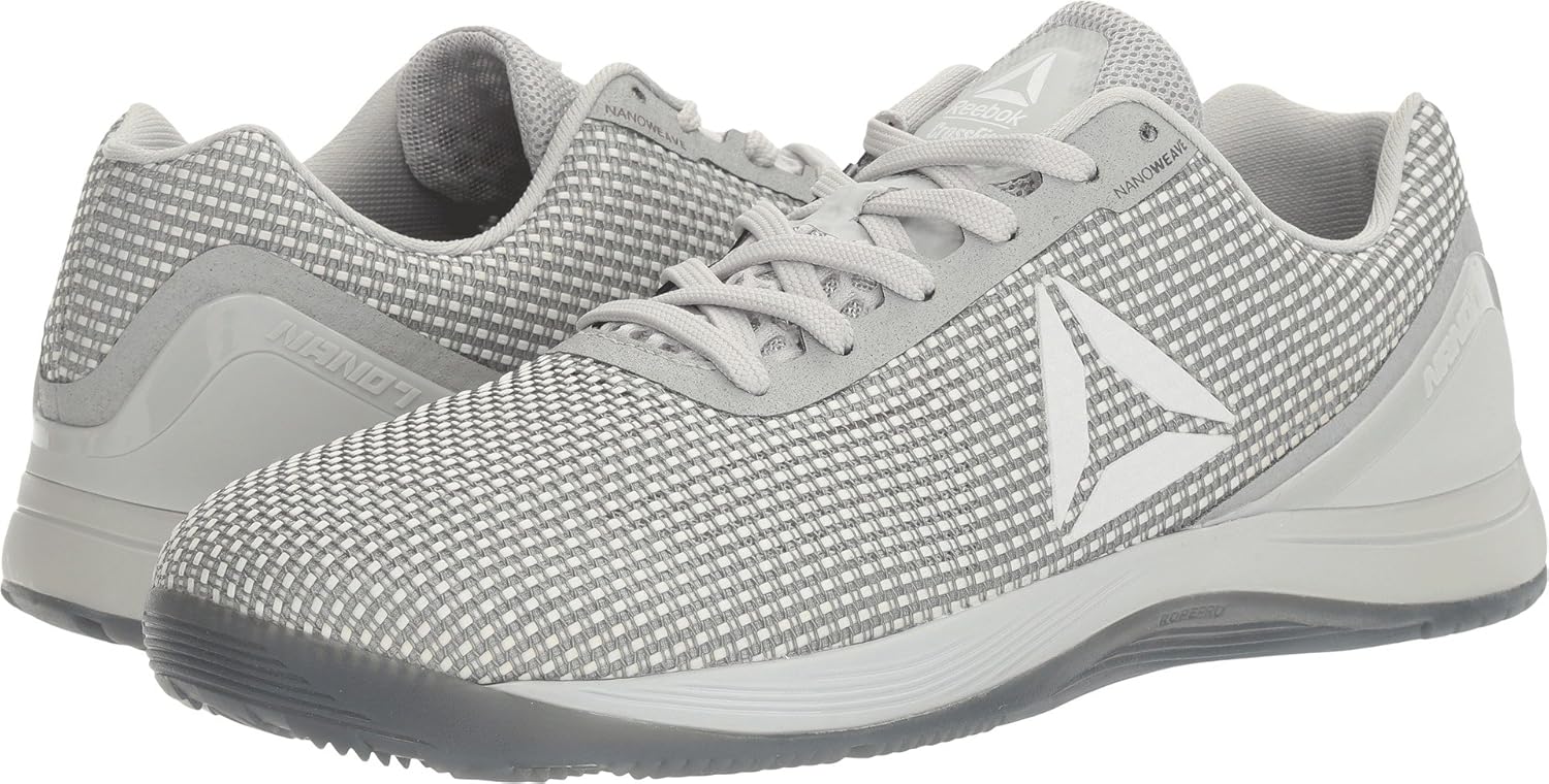 Reebok Men's CROSSFIT Nano 7.0 Cross Trainer 7.5 Skull Grey/White/Black