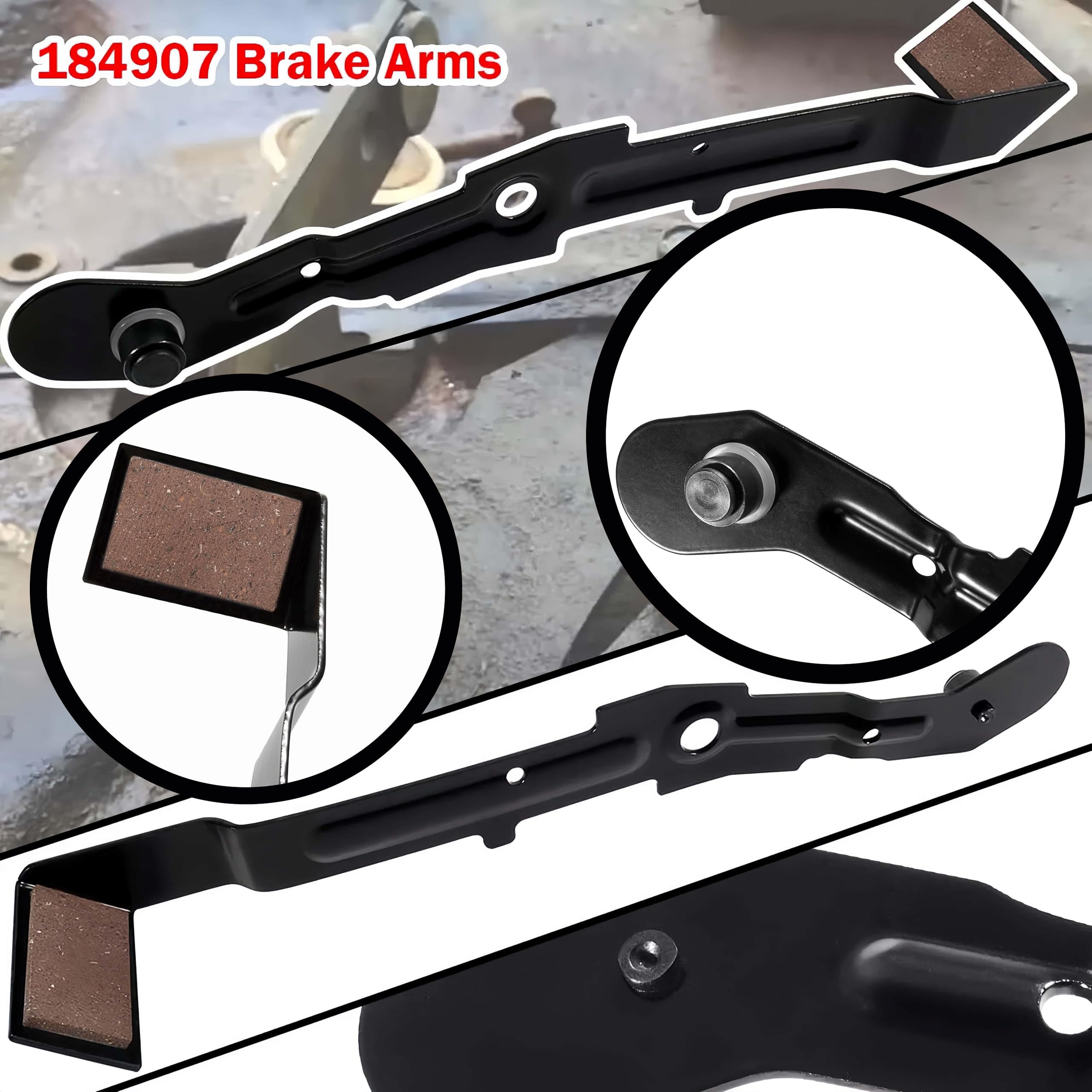 532151785 532184907 532155046 - Kit de leva de rodillo de soporte de brazo para AYP/Husqvarna/Craftsman LT1000 LT2000