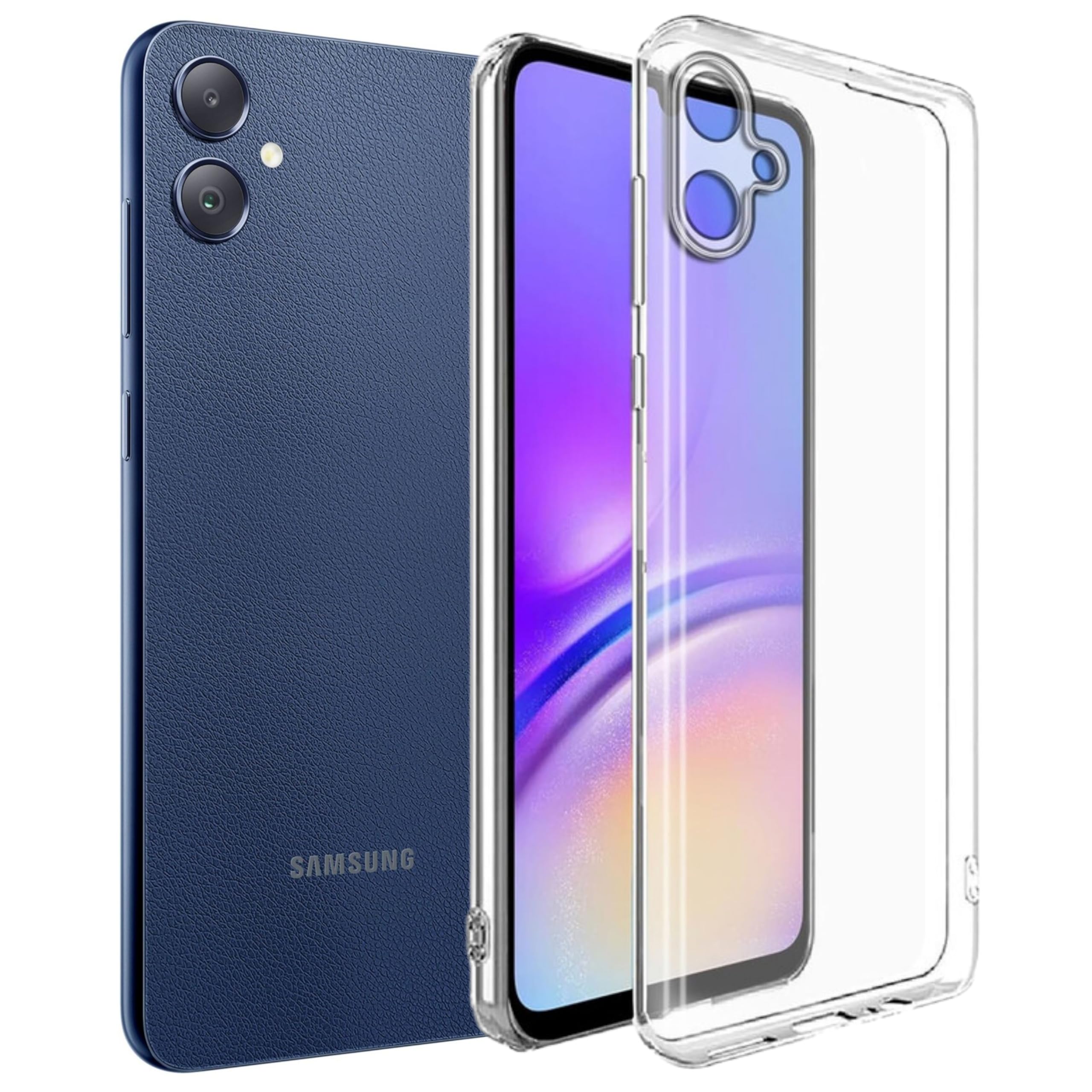 Designerz hub® Samsung Galaxy F05 Back Cover | Protective Soft Transparent Shockproof Hybrid Protection Back Case Cover for Samsung Galaxy F05 (B0DCVMVNRD) Amazon Price History, Amazon Price Tracker