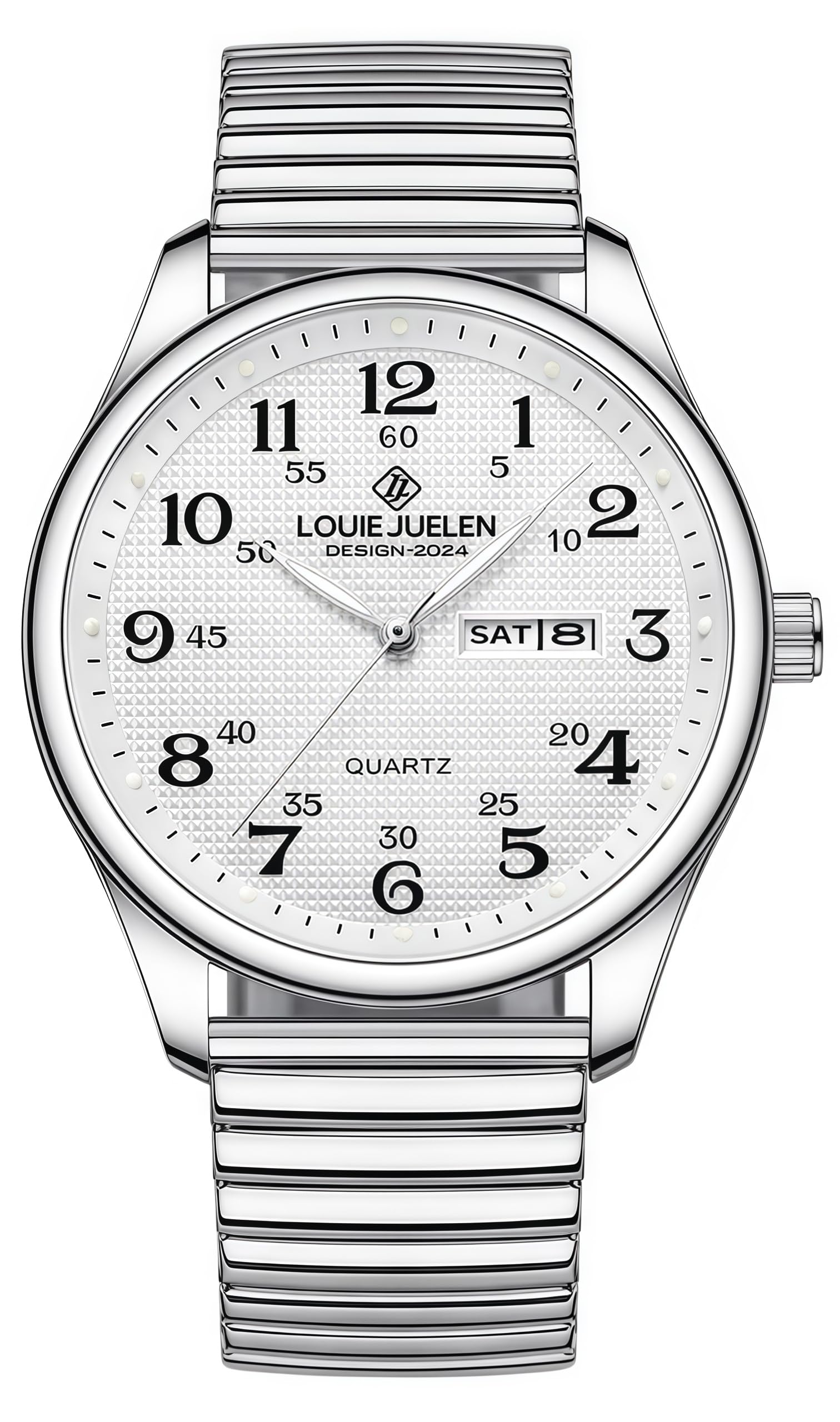 Gosasa Easy-to-Read Quartz Watch for Seniors