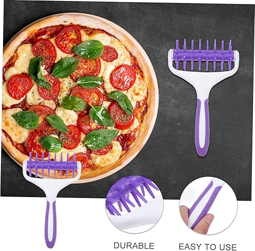 Miniatura 5 de SHOWERORO Rodillo de perforación para pizza, rodillo hecho para galletas, pan francés, masa de pizza, rodillo de pastelería, rodillo de pizza,