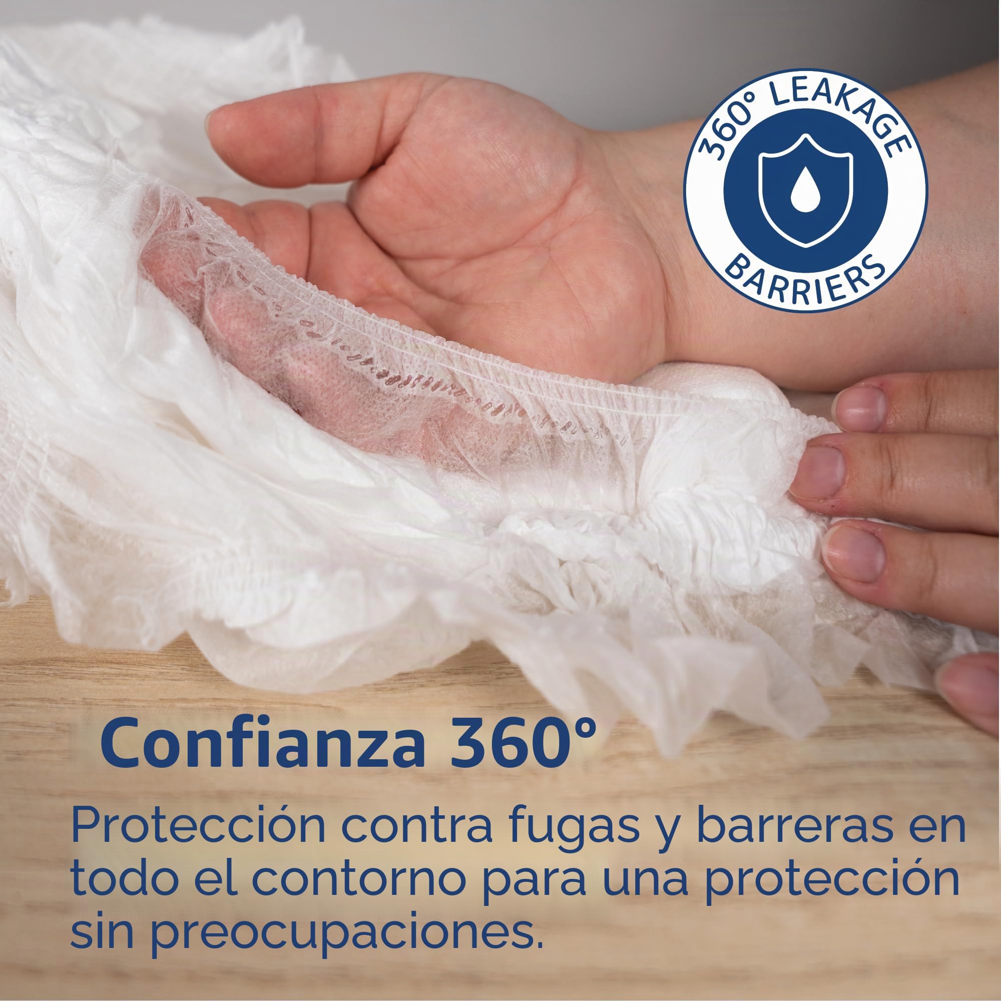 ABENA L3 - Pantalones de incontinencia para adultos, 6 paquetes de 15, 2400 ml | Pack 6 x 15 Un