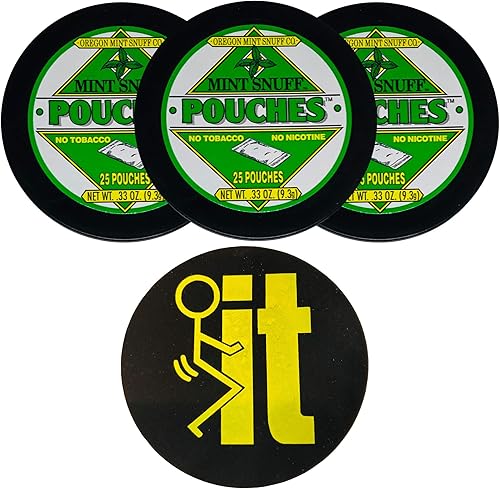 Miniatura 4 de Oregon Mint Snuff Mint Pouch 3 latas con DC Crafts Nation Skin Can Cover - Bandera de Estados Unidos