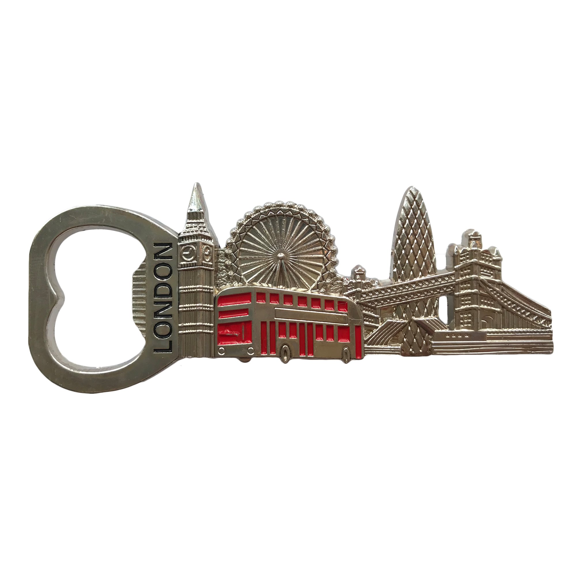Wedarego London England Refrigerator Magnet Bottle Opener Uk Tourist Souvenirs Collection, Magnetic Stickers Fridge Magnet Beer Opener