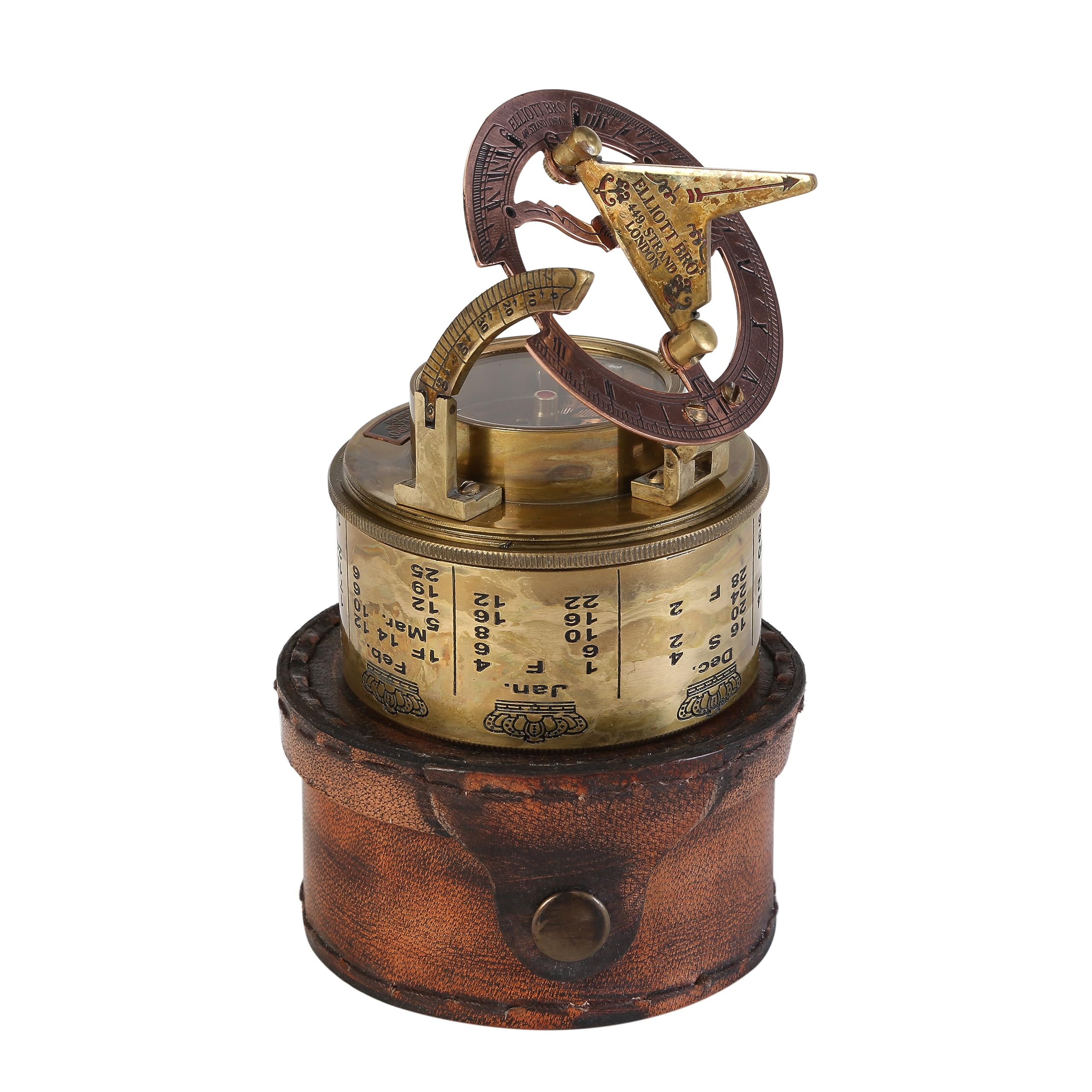 Snapklik.com : Vintage Compass NAVIGATIONAL Instrument - Marine Sundial ...