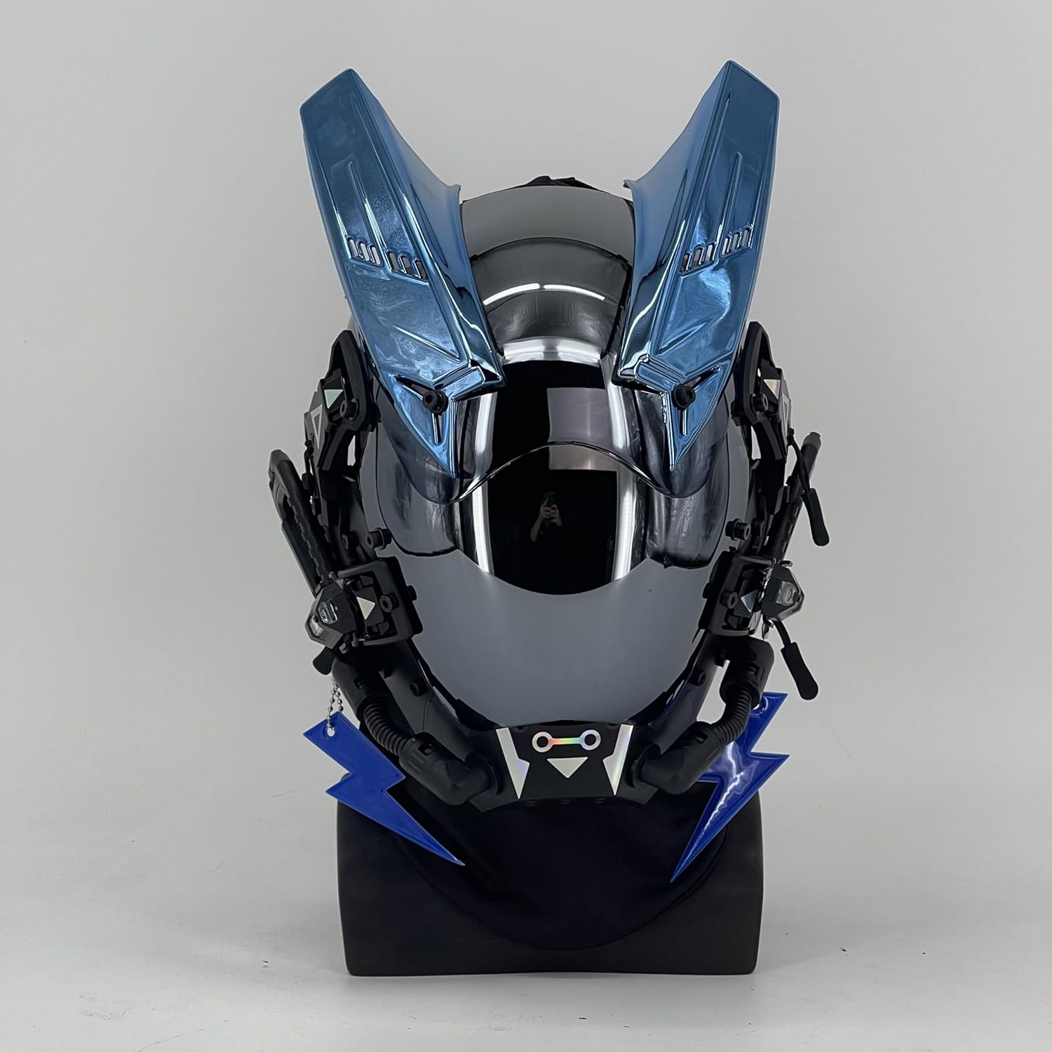 Punk Mask Cosplay M-Clasp Series with LED Light - Futuristic Mask Halloween Fit Party Music Festival Accessories