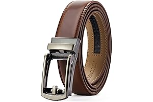 Boys Black Dress Belt, Childrens Click Ratchet Leather Dress Belt Casual Formal...