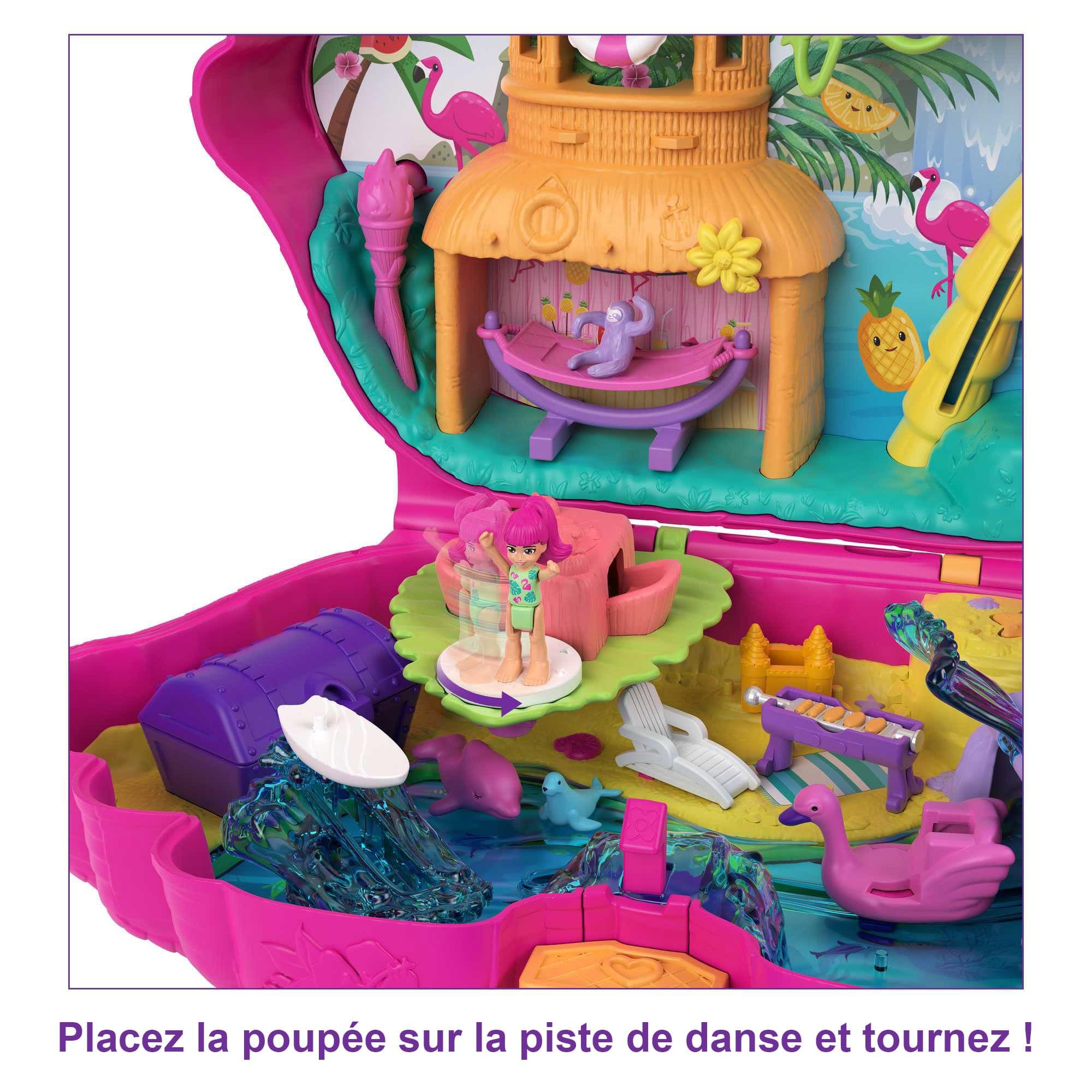 Polly Poket - Flamant rose surprises - Mini-poupée - Dès 4 ans HGC41
