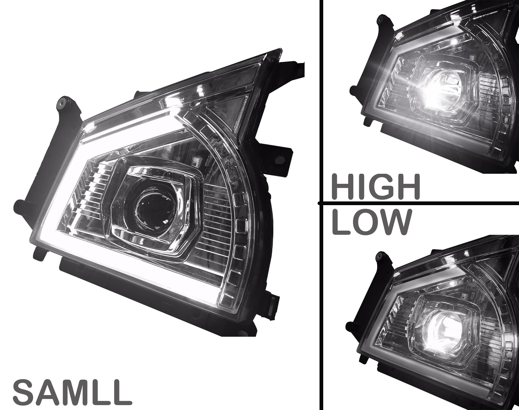 Amazon | いすゞ 超低 PMエルフ LED 24V ヘッドライト 左右セット H16 