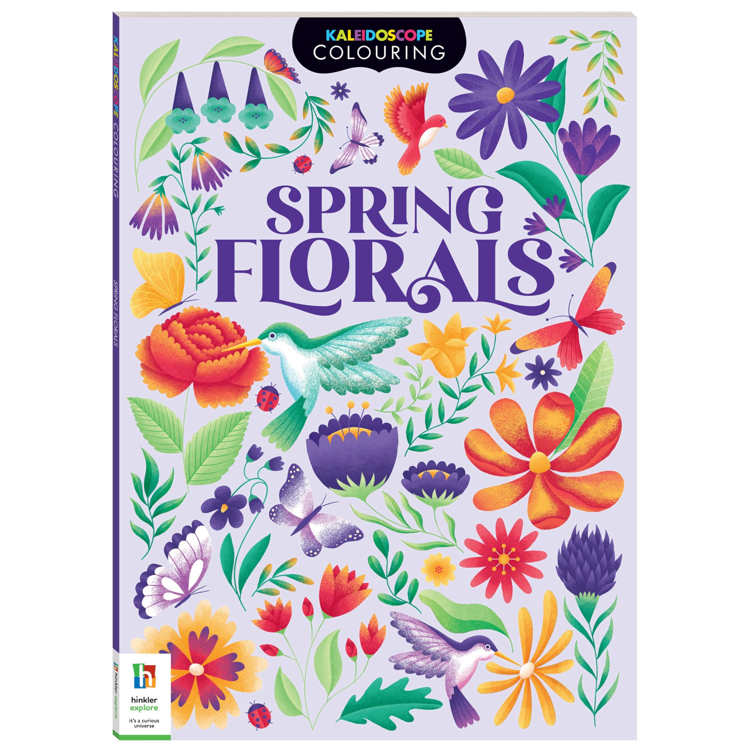 Kaleidoscope Colouring Spring Florals by Hinkler Pty Ltd (Paperback Book)