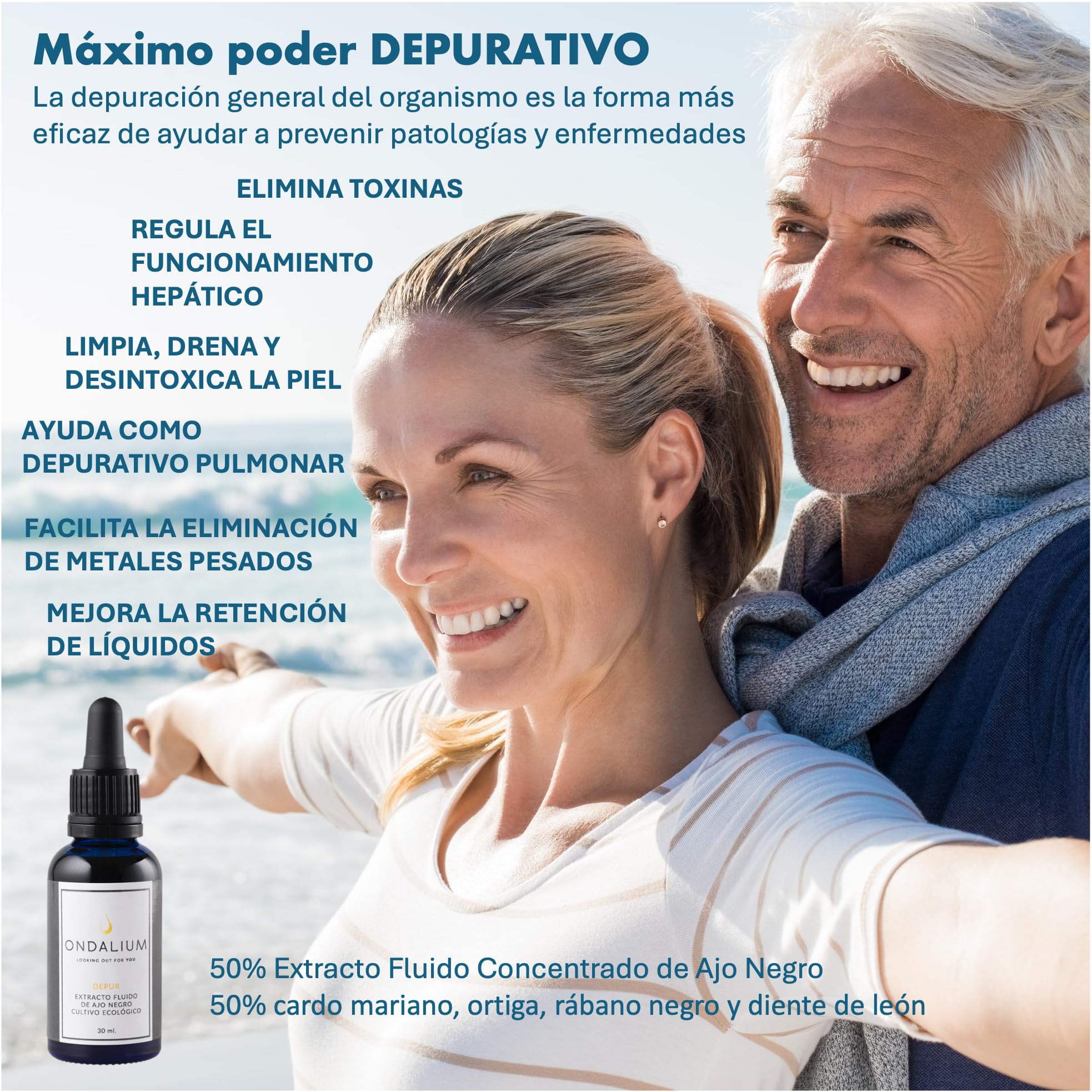 DEPUR de Ajo Negro Ecológico| Extracto Depurativo en Gotas (30 ml, 1 mes) – Producto Natural para la Eliminación de Toxinas y el Bienestar General