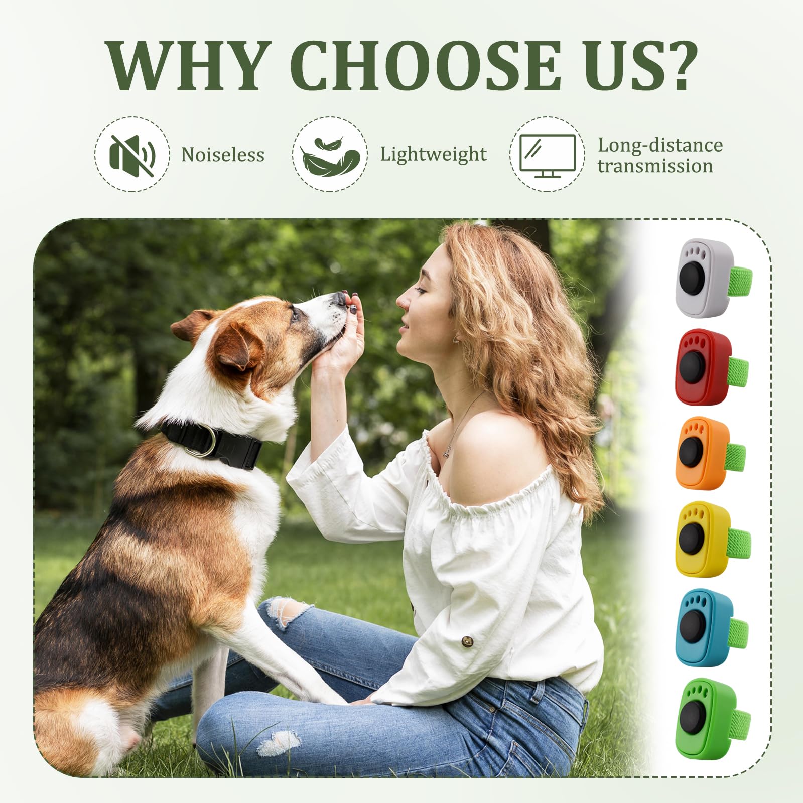 6 Pcs Clicker Chien Dressage,Clicker Chat Chien,Clicke Anneau Pour Doigt Animaux Compagnie Avec Dragonn,Accessoire Pratique Pour Entraînement Canin,Adapté Entraînement Chiens,Chats Chevaux(6 Couleurs)