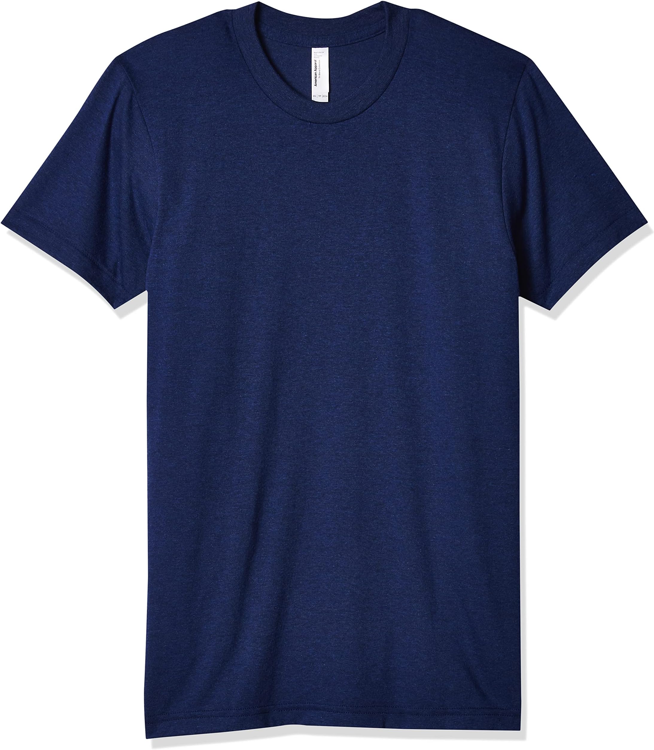 Unisex Adult Tri-Blend Crewneck Track Short Sleeve T-Shirt