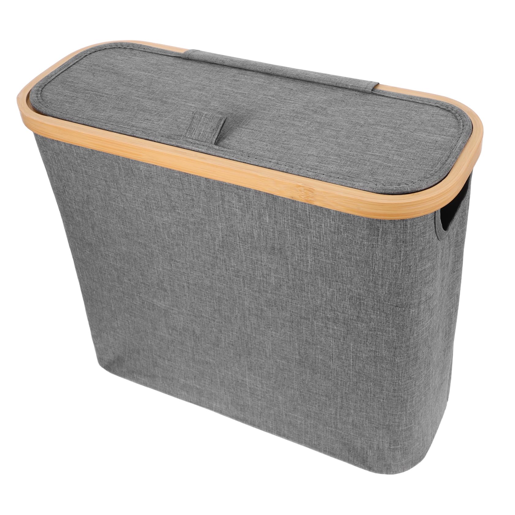 Homoyoyo Toilet Paper Holder Storage Storage Basket Laundry Organizer Slim Bathroom Bin Water Resistant Easy Setup