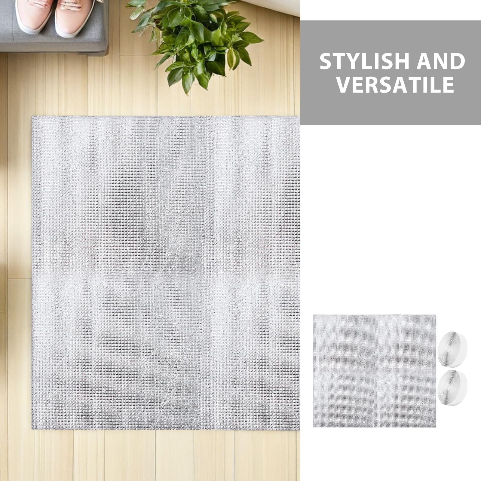 Veemoon 2sets Copertura Isolante per Ventola Soffitta Scudo Termico per Isolamento Soffitto in Alluminio Guarnizione per Sfiato Soffitta Ventilazione Migliorata Facile Installazione DIY