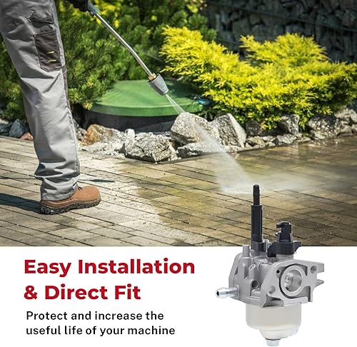 Miniatura 6 de Carburador para Ryobi RY802900 2900PSI Lavadora a presión Reemplazar 099981133027