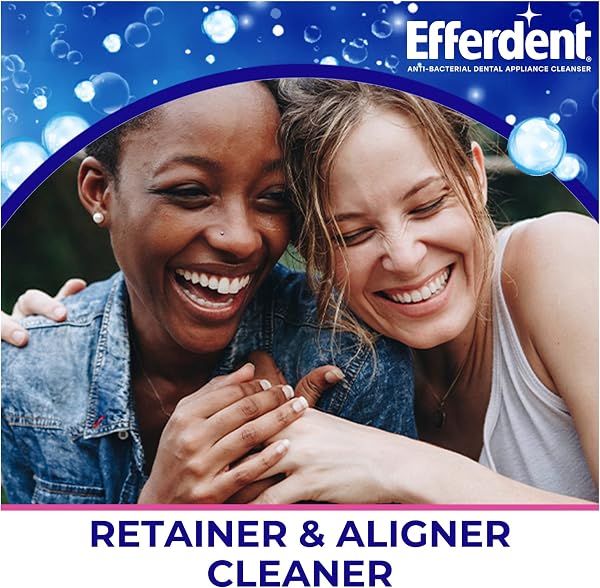 Efferdent Denture Cleaner Tablets β Dental Appliances, Aligners, Mouth Guard, and Retainer Cleaner Tablets, Minty Fresh & Clean, 126 Count - 5