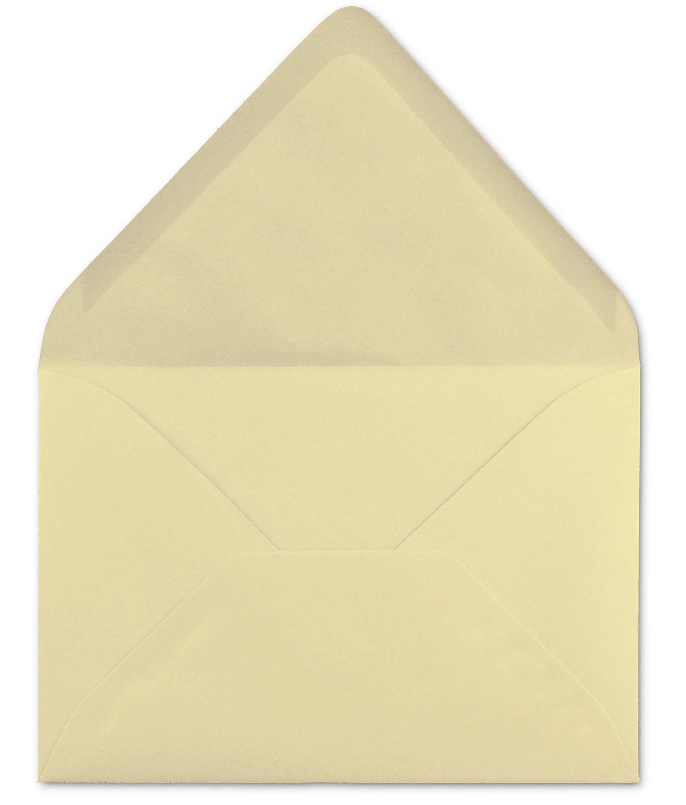 Glüxx-Agent - 750 buste in carta kraft, formato DIN C6, vaniglia, 11,4 x 16,2 cm, 120 g/m², incollaggio a umido, buste per lettere senza finestra per inviti del tuo Glüxx-Agent