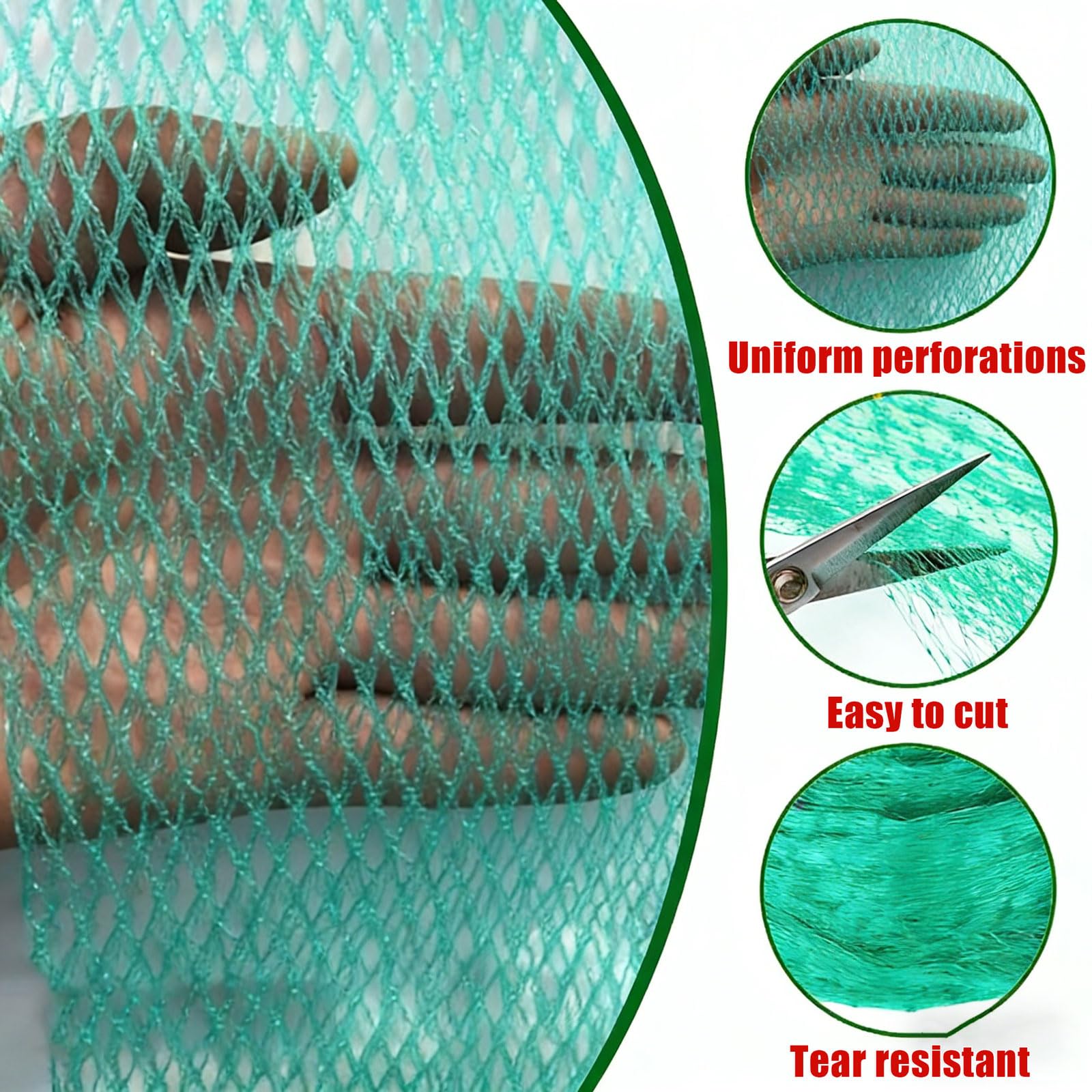 Rete Anti-Grandine Piante,Resistente allo Strappo Raggi UV Telo Antigrandine,Rete antigrandine da Giardino,Rete di Insetti per Verdure,Riutilizzabile,per Frutta,Piante,Anti-Uccelli