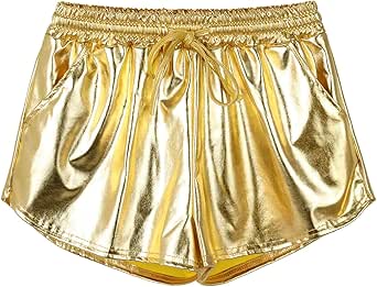 Rave Shorts MakeMeChic Women's Plus Size Sequin Half Sleeve T