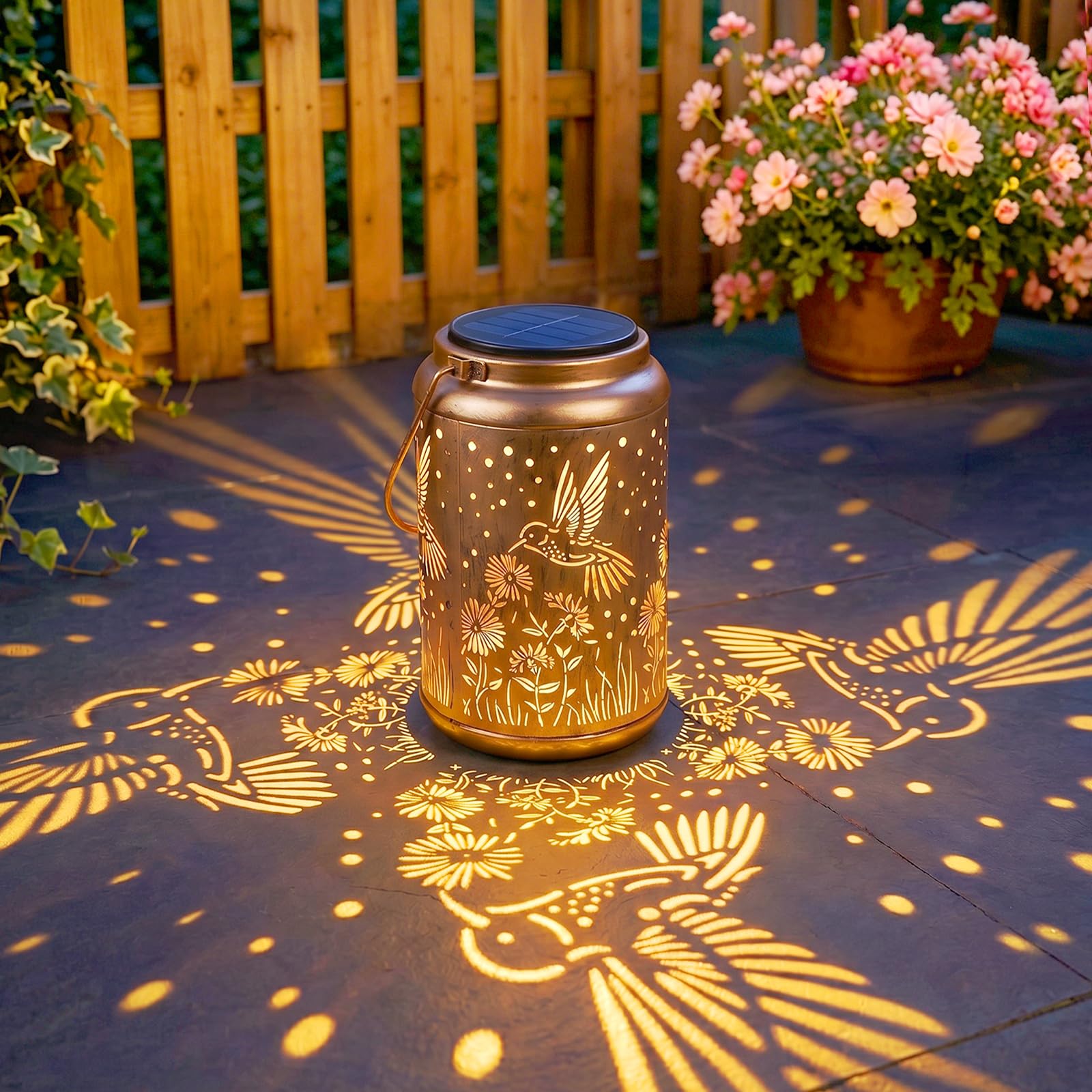 Dehobo Geschenke für Frauen Solarlampen für Außen Garten