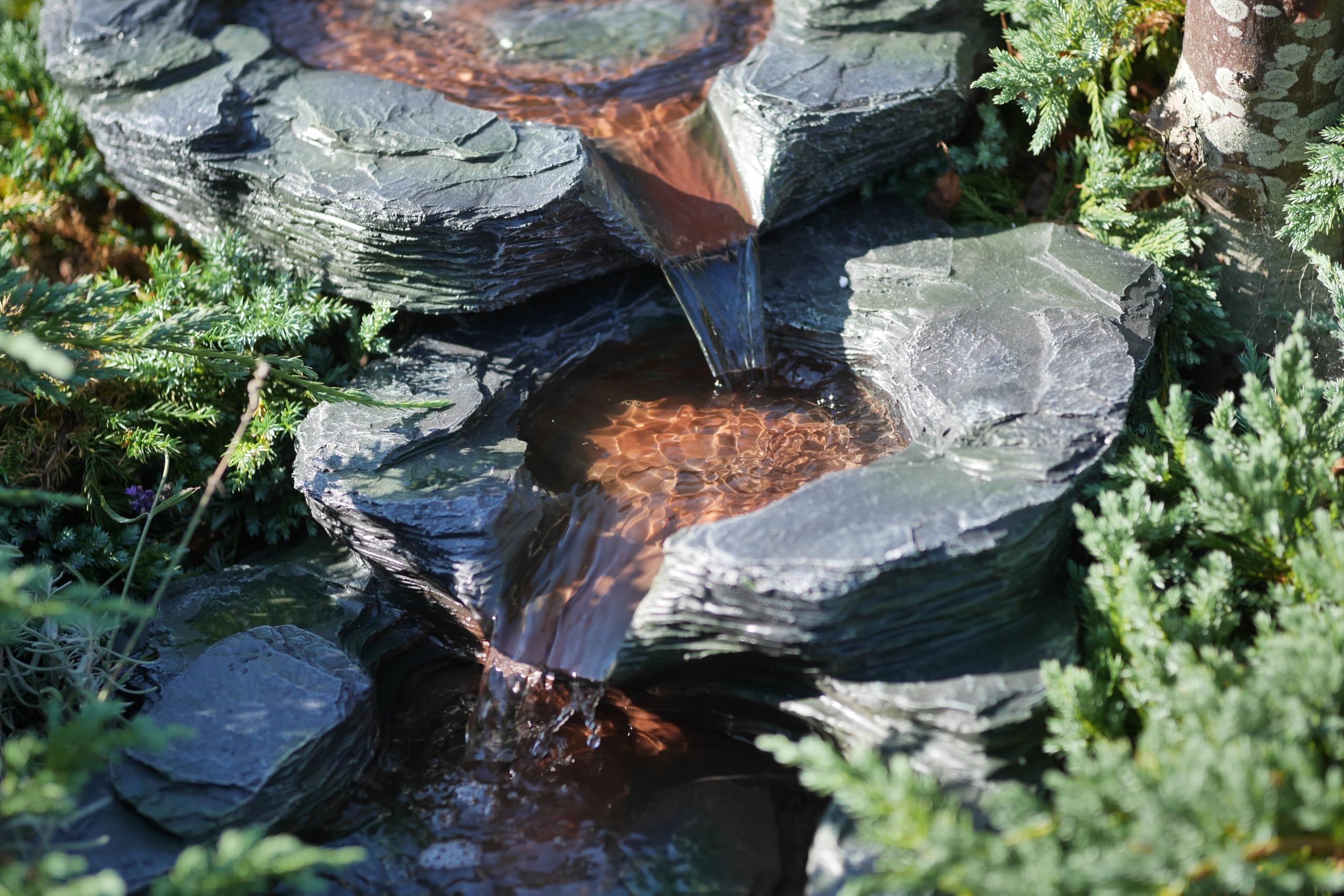 Köhko Elément de ruisseau Greifenstein sans entrée d'eau pour votre jardin 14007M