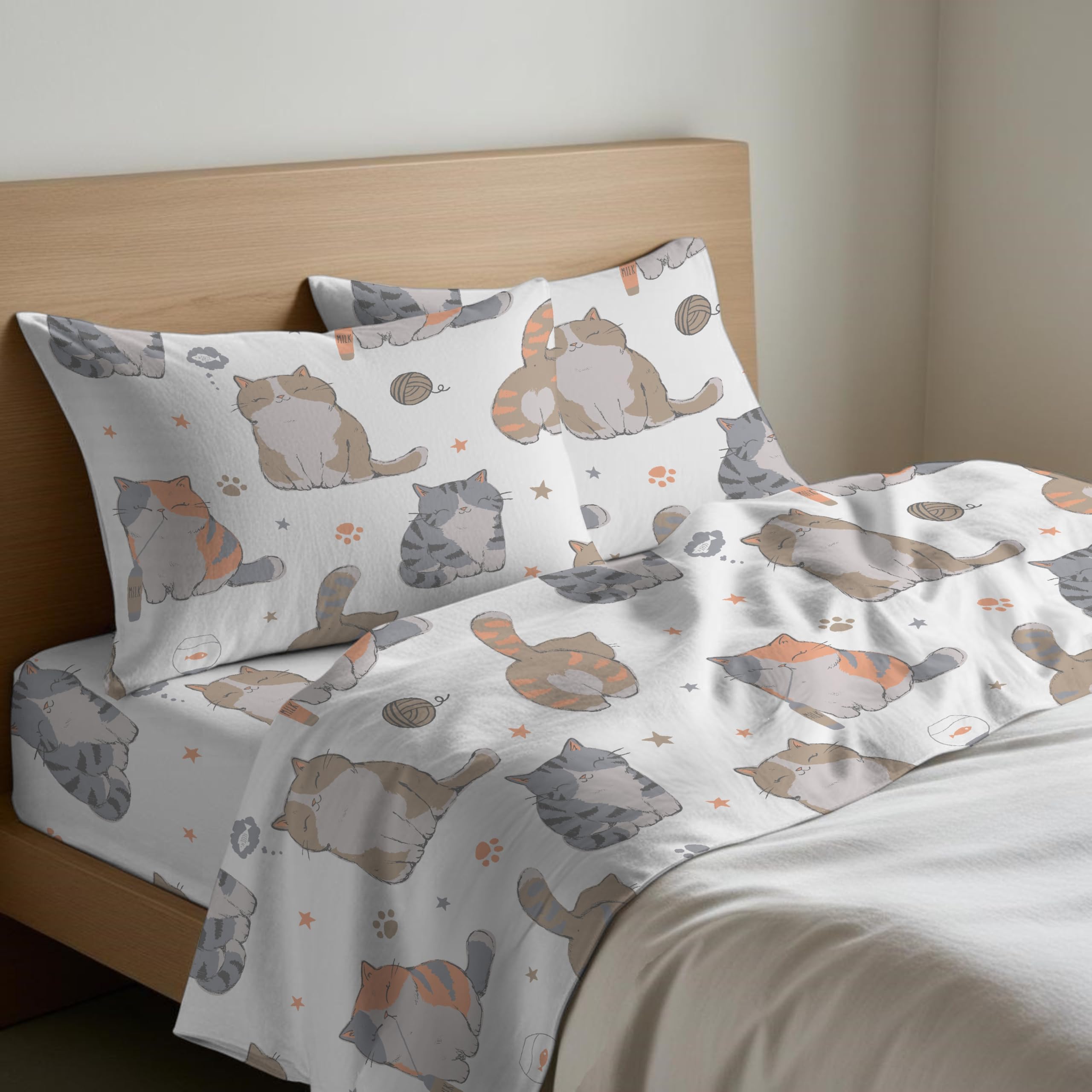 Tata Home Completo Letto in Morbida e Calda Flanella