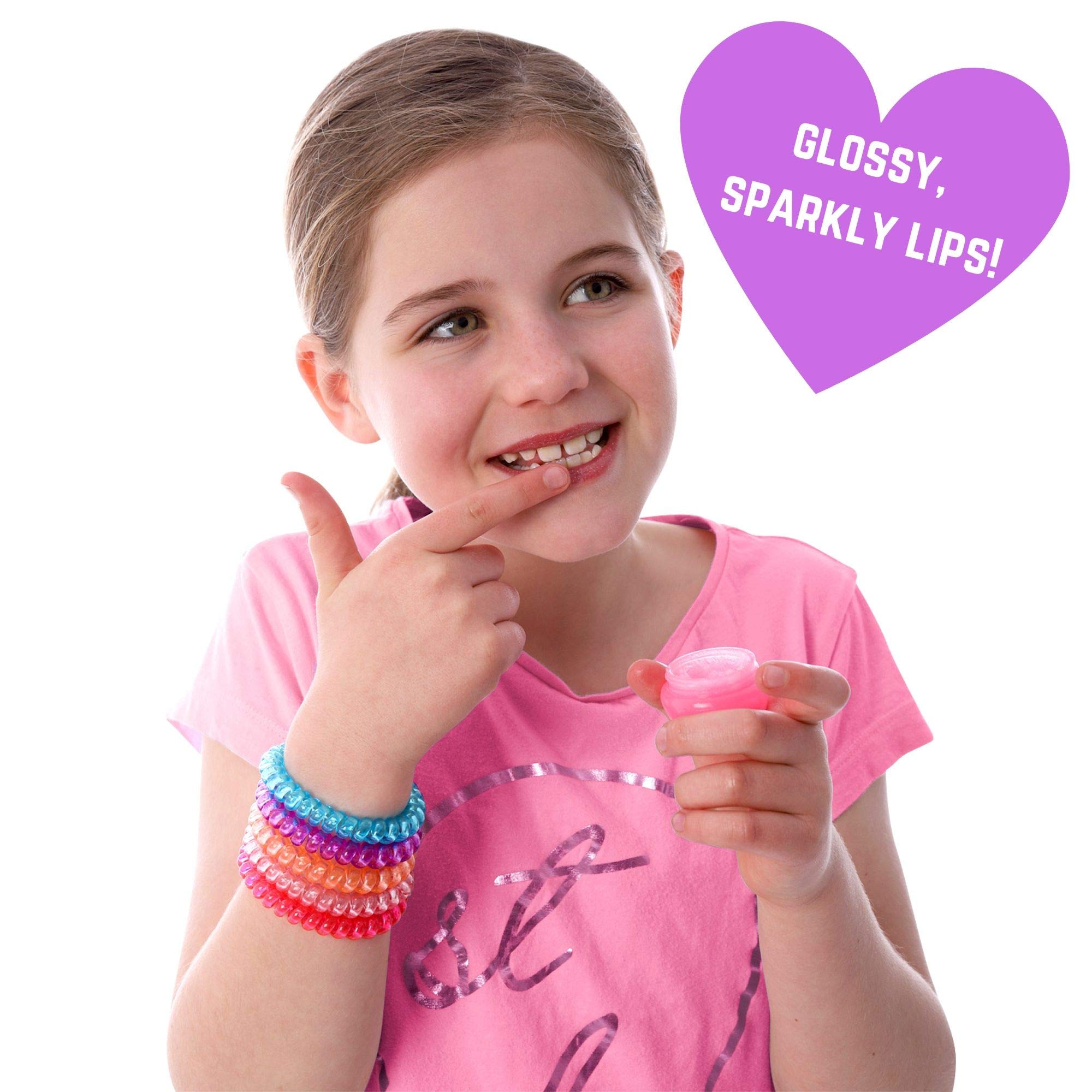 GirlZone Unicorn Lip Gloss Kit Make Your Own Lip Balm Fun Girls Lip