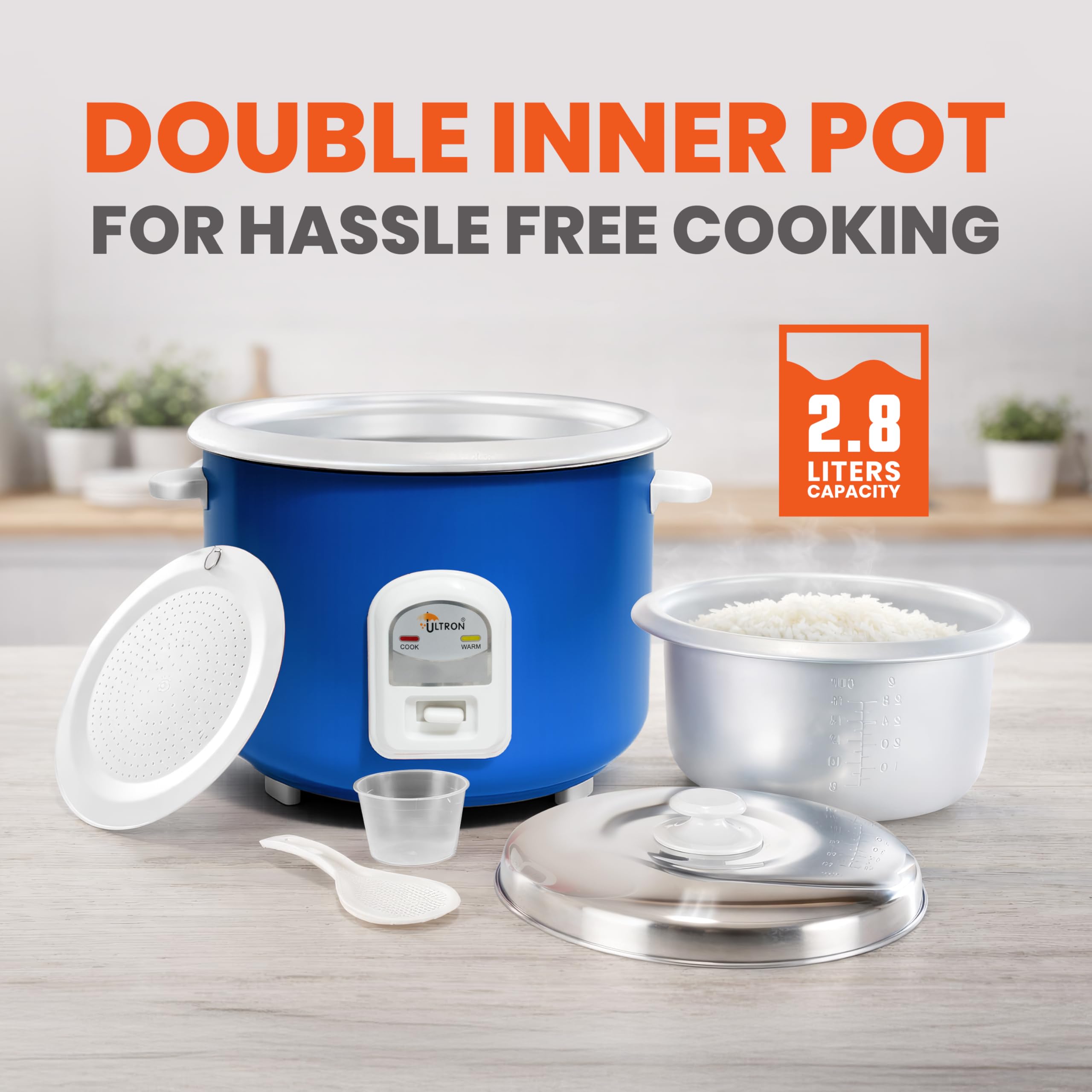 Ultron Rice Cooker - Automatic & Keep Warm -4