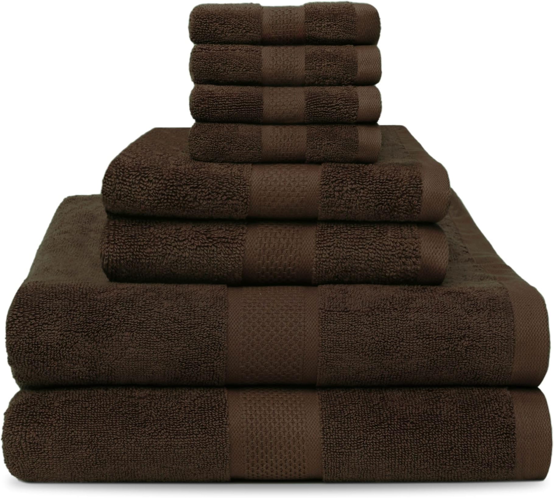 Charisma 4pk Luxury Towels Set 2 Hand Towels & 2 Wash Cloths , Color Latte Home
